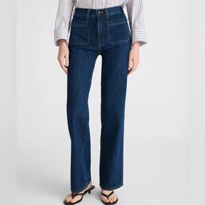 Cleo Straight Jean in Plumville Wash